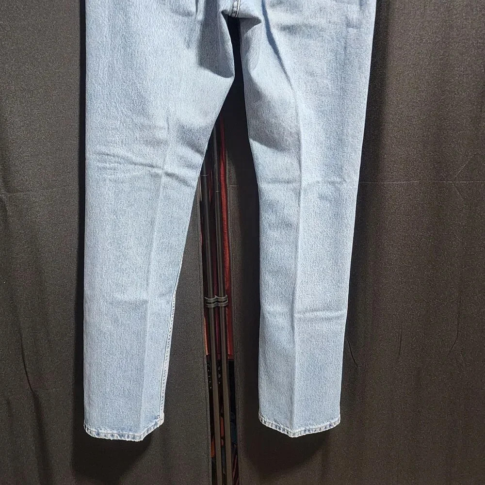 Vintage Levi's 505 Regular Fit Straight Leg Light Wash Men's Jeans Denim (34x34)